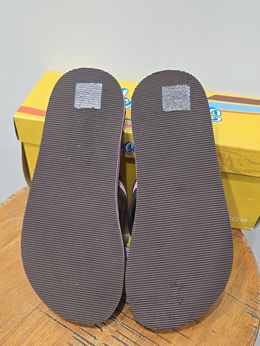 Vintage Y2K Skechers Cali Chocolate Floral Sandals Deadstock/NWOT Size 9 - Picture 4 of 13